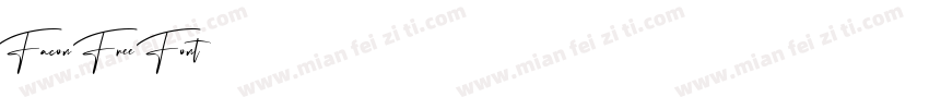 Facon Free Font字体转换